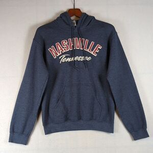 Nasheville Tennessee Grey Hooded Women's Sweatshirt‎ S